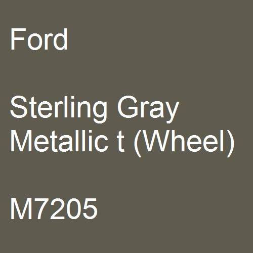 Ford, Sterling Gray Metallic t (Wheel), M7205.